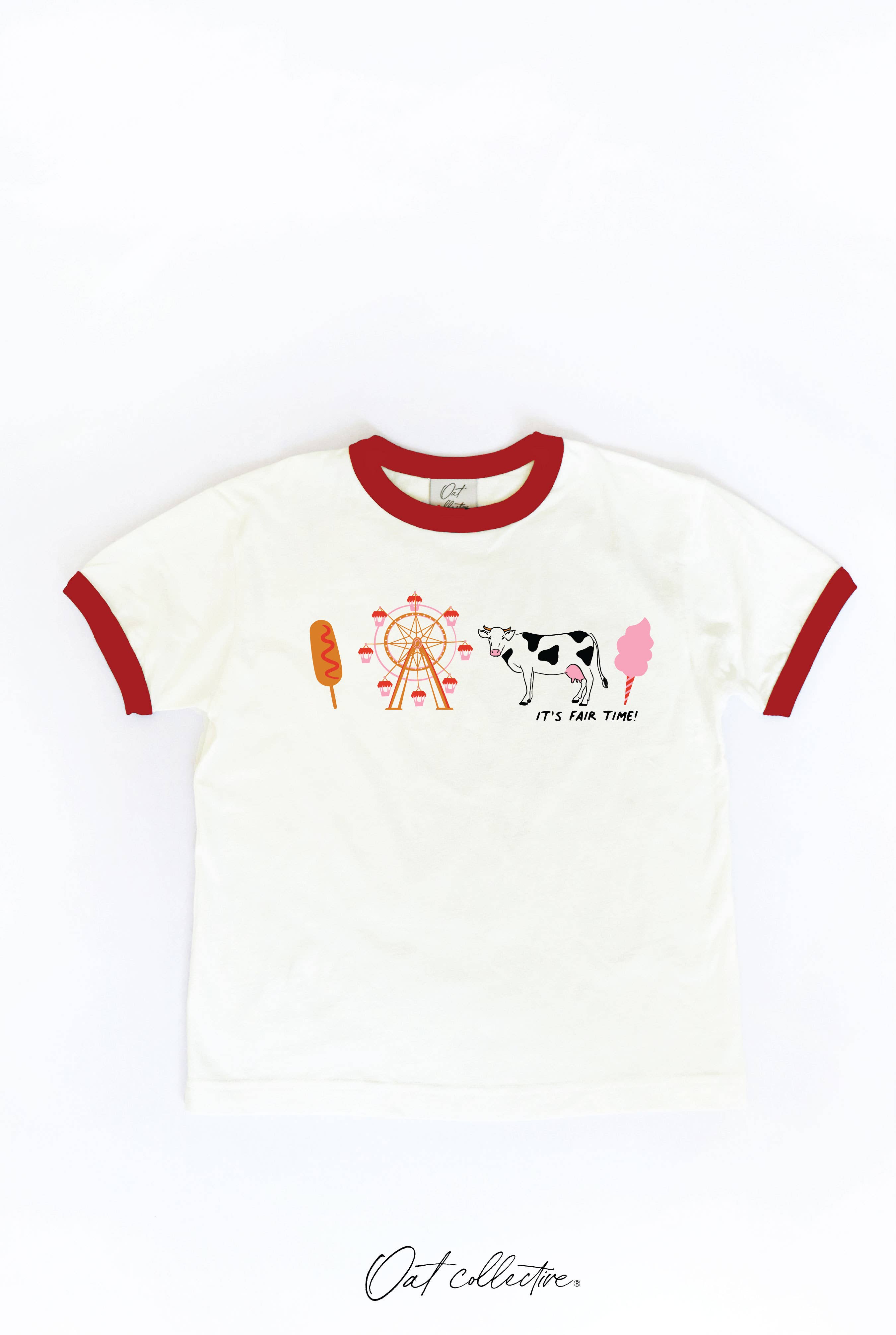It's Fair Time! Toddler Ringer Graphic Top