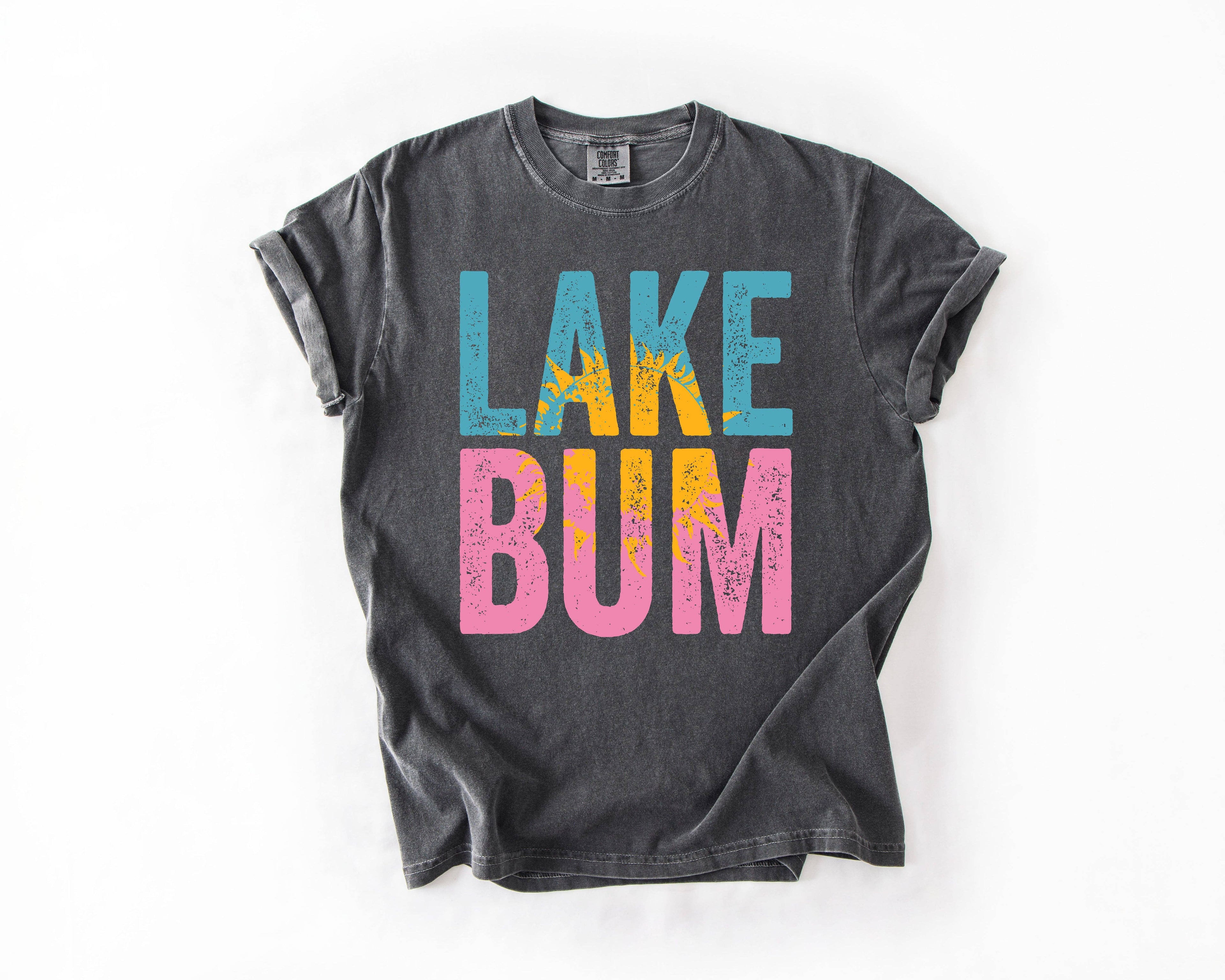 Lake Bum, Boat, Lake Life, Camping, Outdoor, Nature T-Shirt