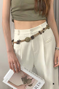 0326 Bohemian Braided Waist Rope Belt SI-29640