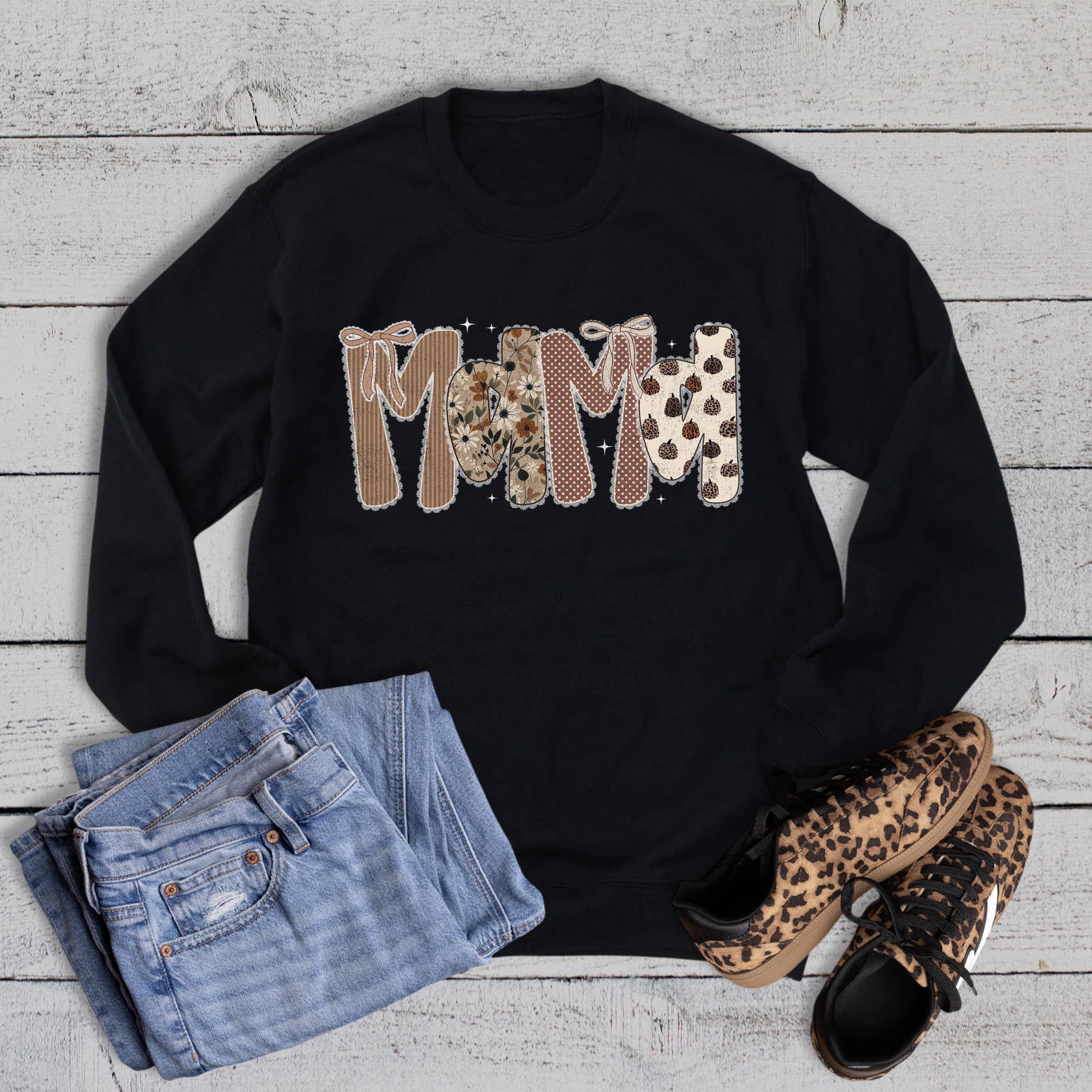 Fall Coquette Mama Sweatshirt