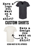 Re-Orders Only Customized Shirt | Preapproval Required