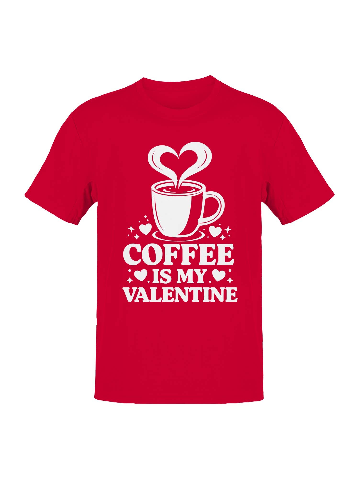 Coffee Is My Valentine Design Men's T-Shirt