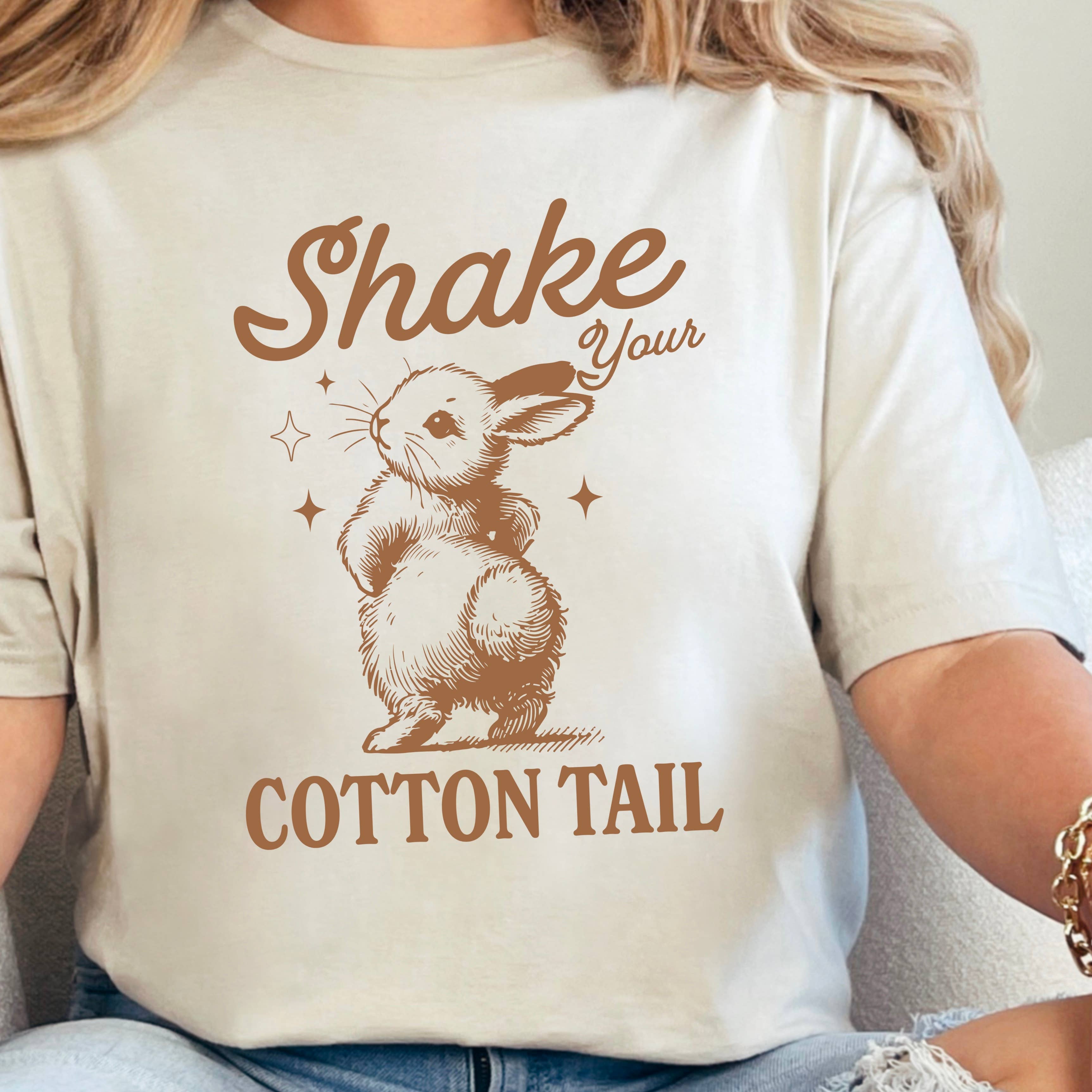 Shake Your Cotton Tail  Easter Graphic T-Shirt | Gildan
