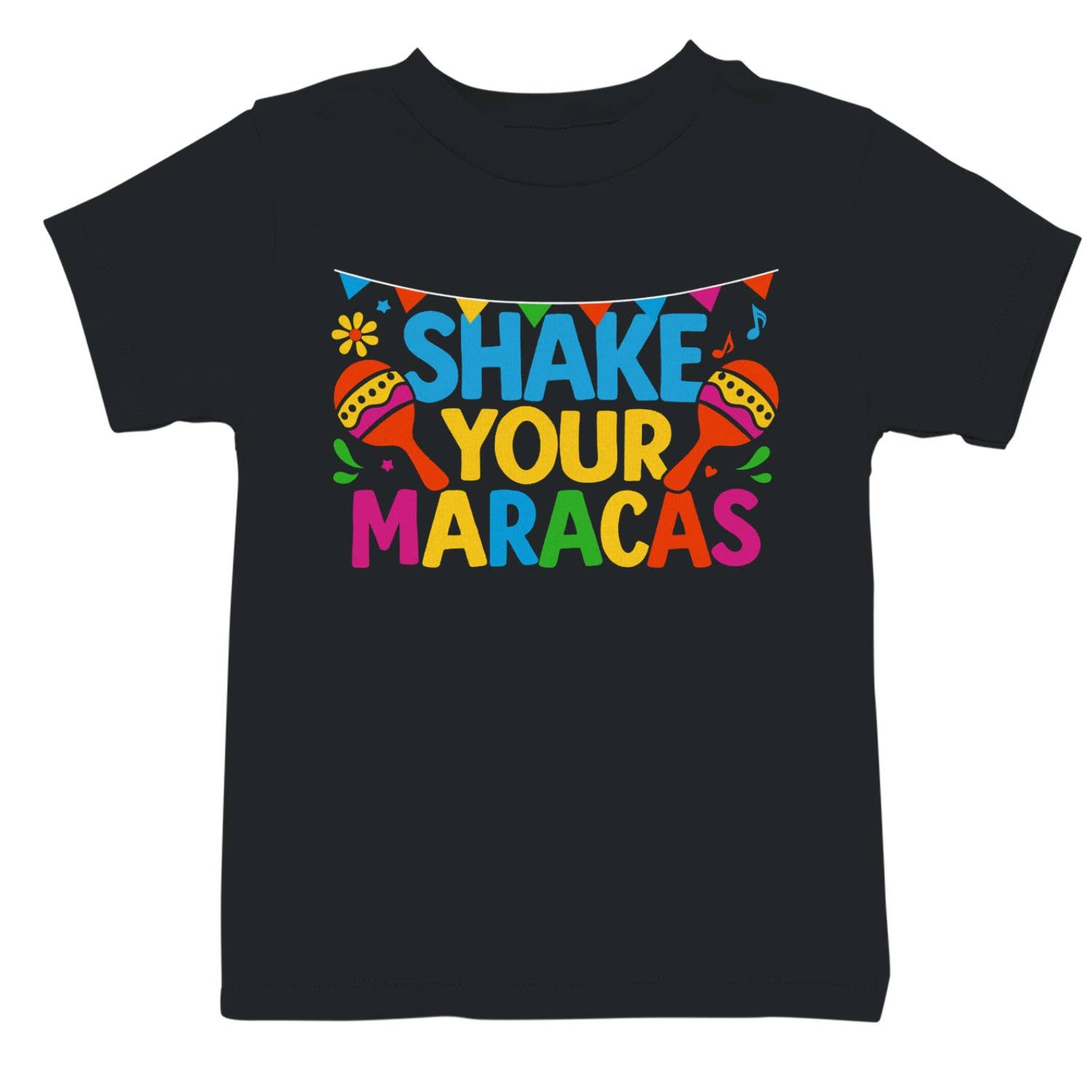 Colorful Fiesta Maracas Youth T-Shirt