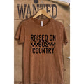 Raised On 90S Country  Mineral Wash  Graphic  Tee