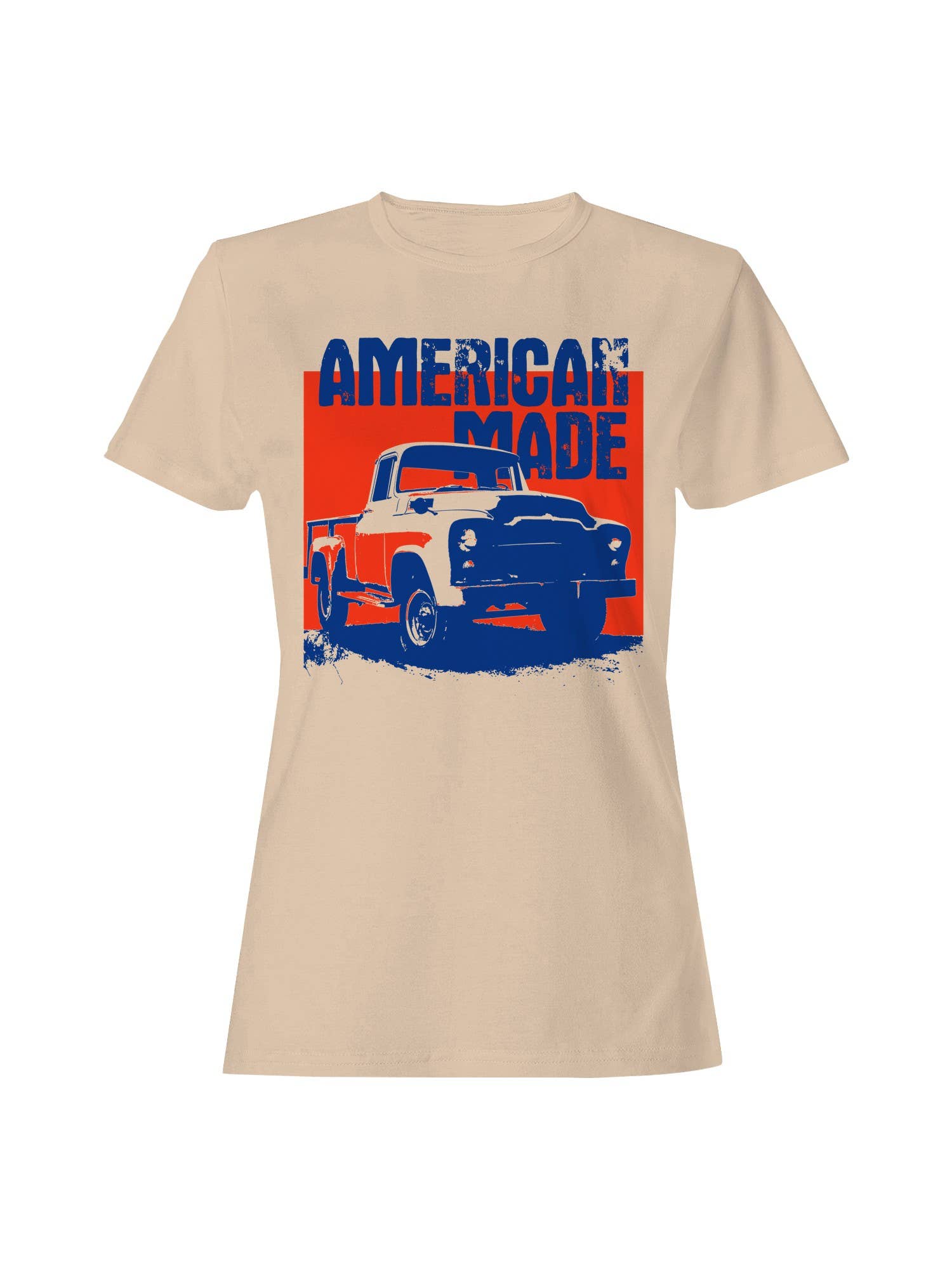Vintage American Truck Art Women's T-Shirt