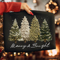 Faux Yarn Merry & Bright Trees Tee