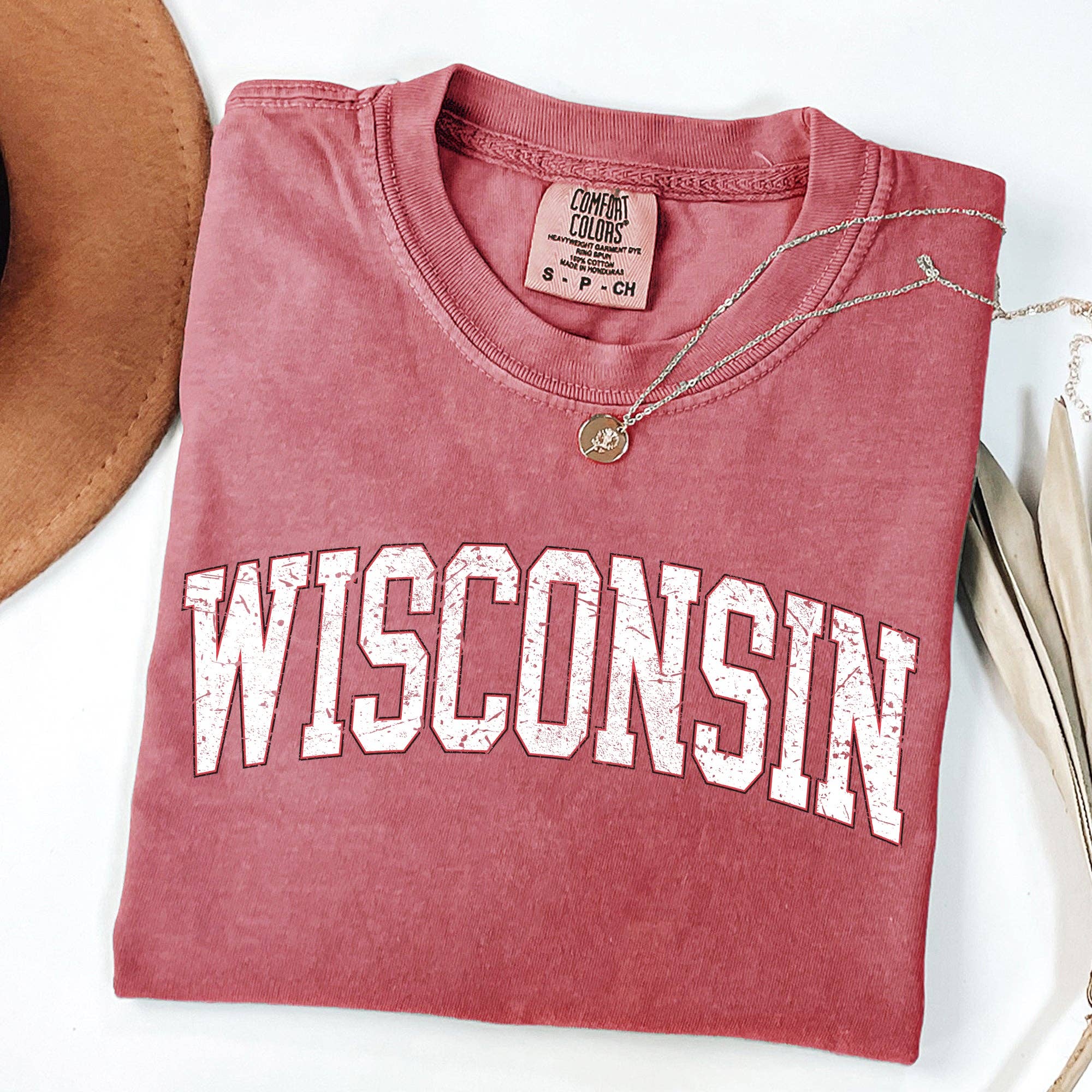 Wisconsin, Football, Sports, Game Day Touchdown State Tshirt
