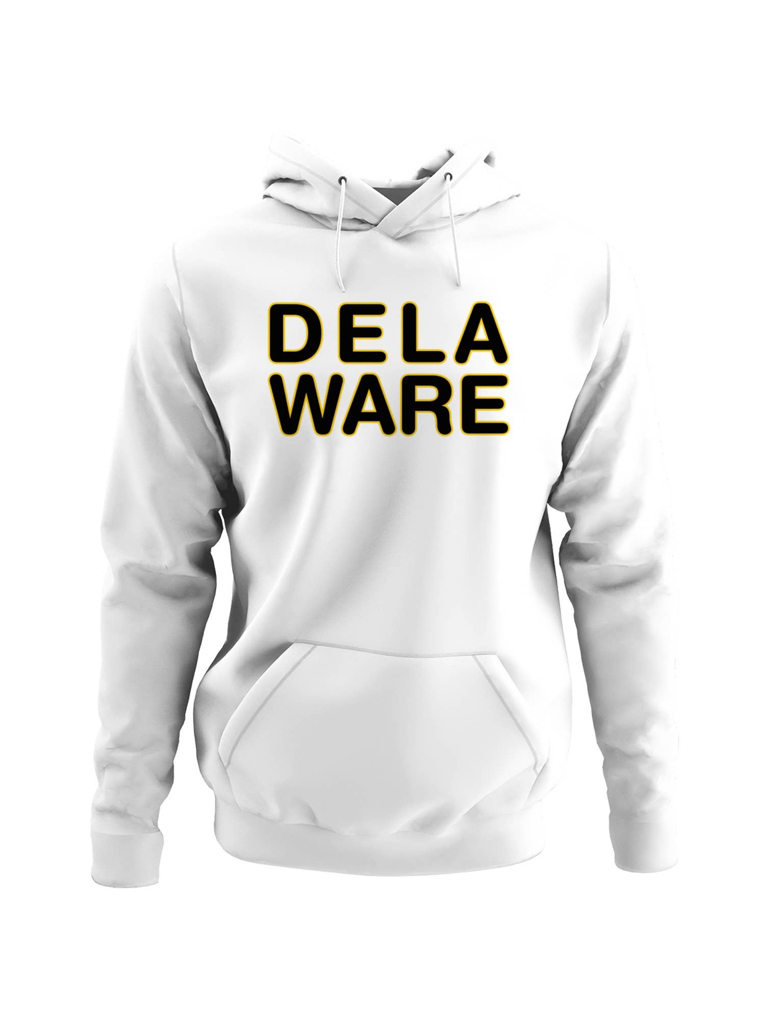 Delaware Neon Sign Design Men's Hoodie