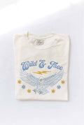 Wild and Free Mineral Washed Graphic Top