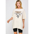 Cowboy Killer   Graphic Oversized Tee