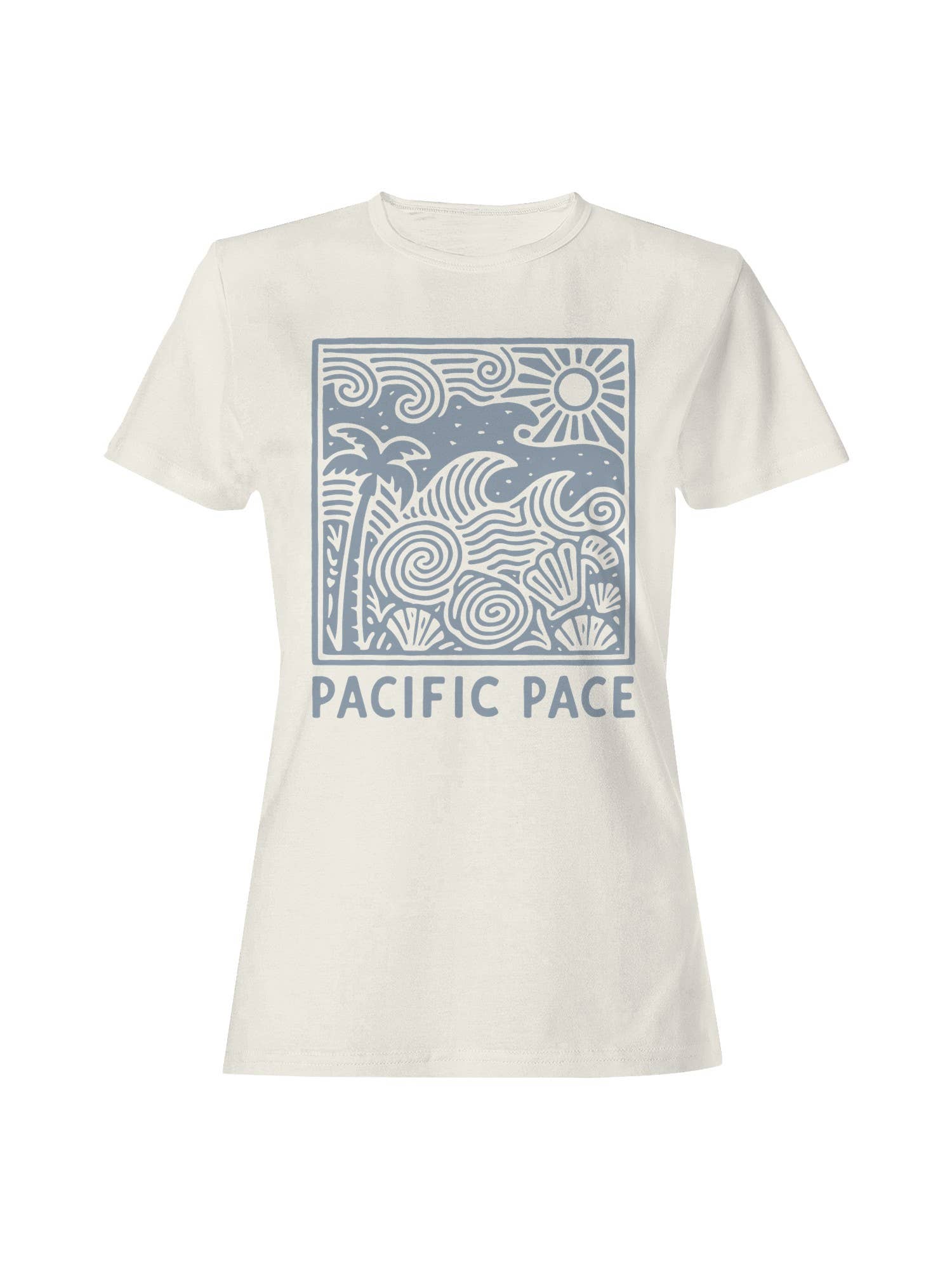 Pacific Pace Surf Design Women's T-Shirt