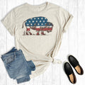 4th of July American Buffalo Graphic Tee