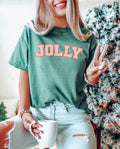 Trendy Xmas Shirts, Merry Xmas - Light Green Color