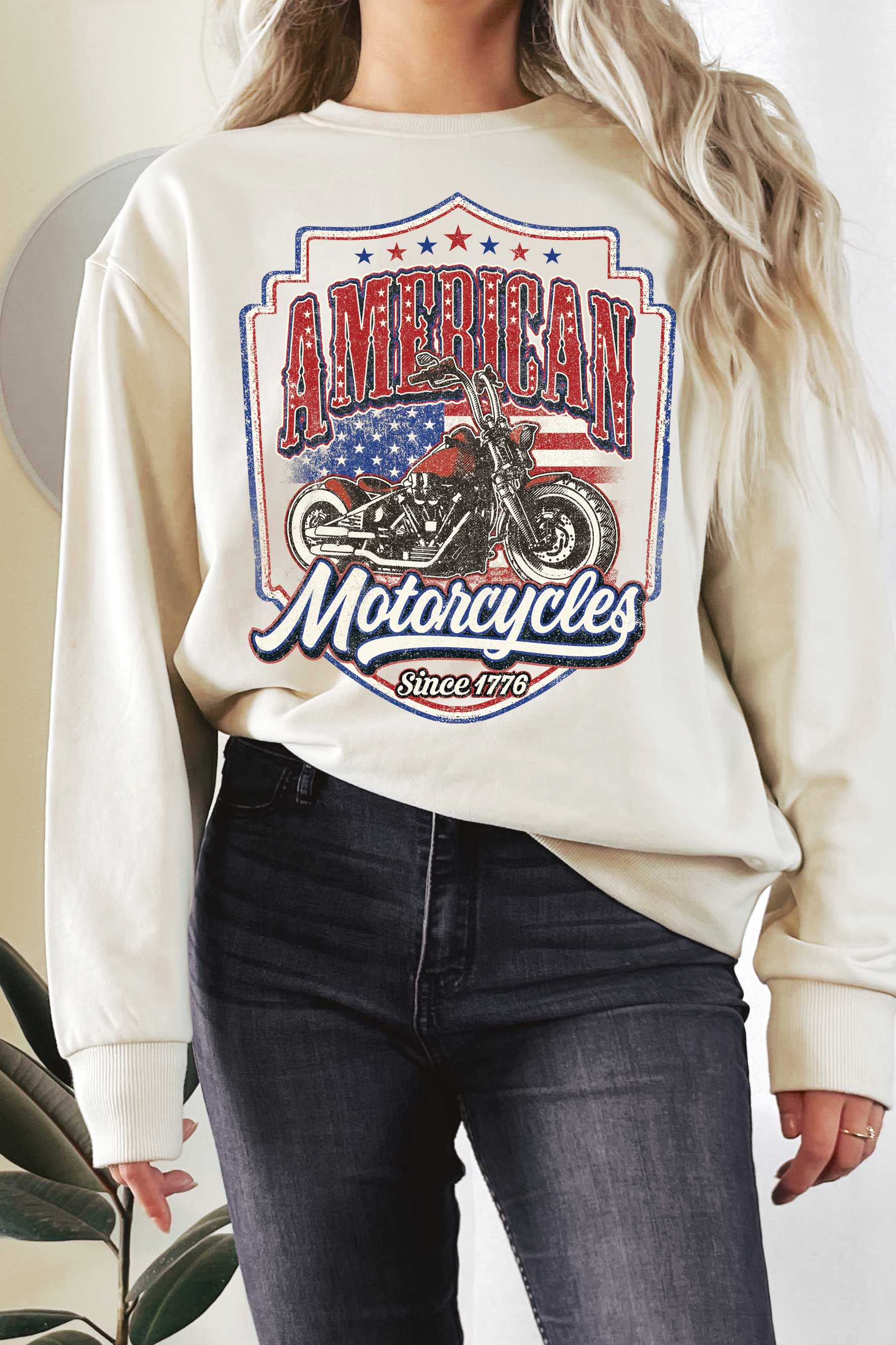 Motorcycle America Terry Sweatshirts