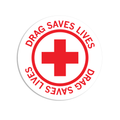 Drag Saves Lives Circle Sticker