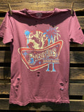 Beverly Hills Rodeo Drive  Distressed T-Shirt