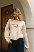 Perfectly Imperfect  Mid Graphic Sweatshirt
