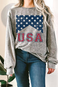 USA Flag Graphix Terry Sweatshirts