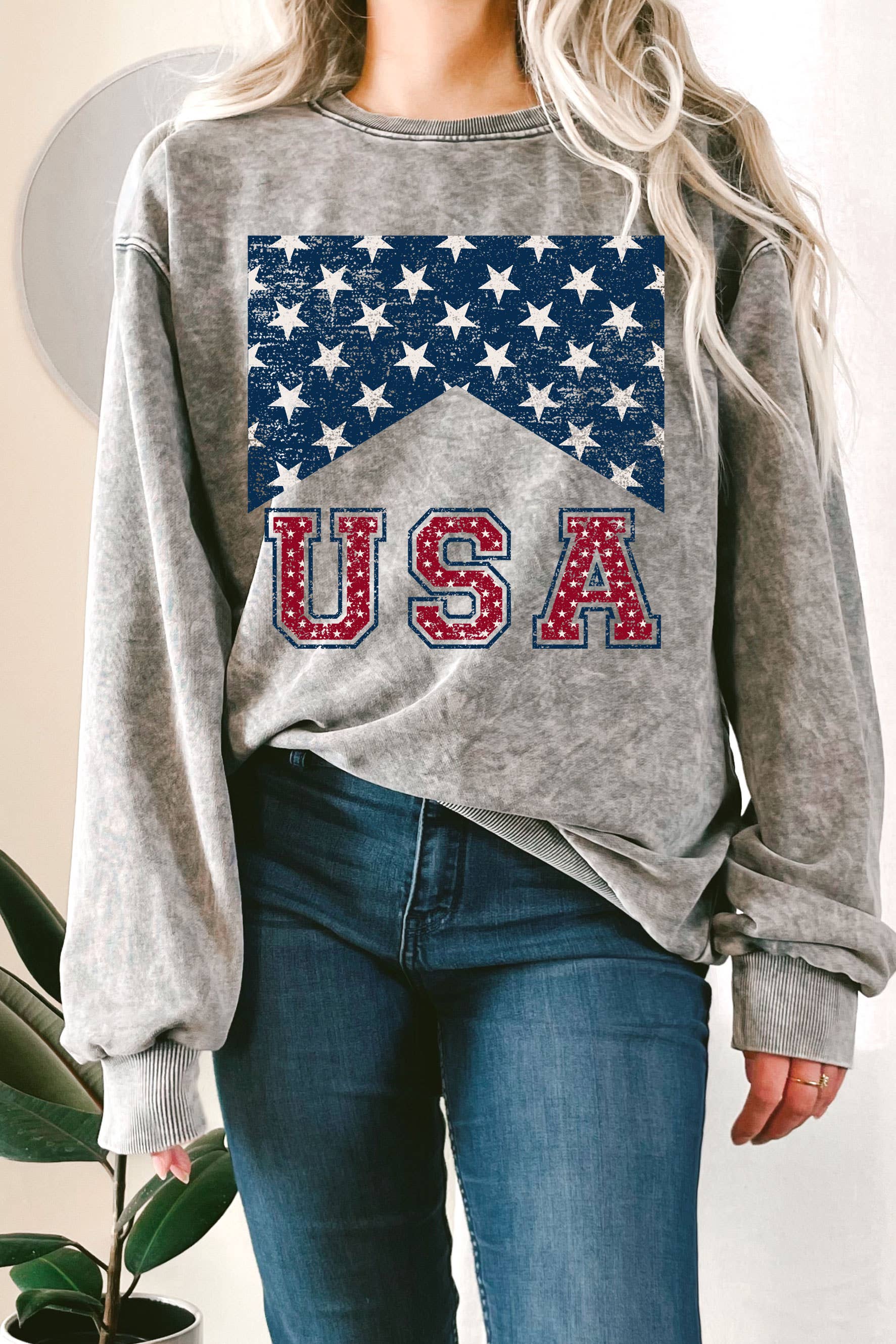 USA Flag Graphix Terry Sweatshirts