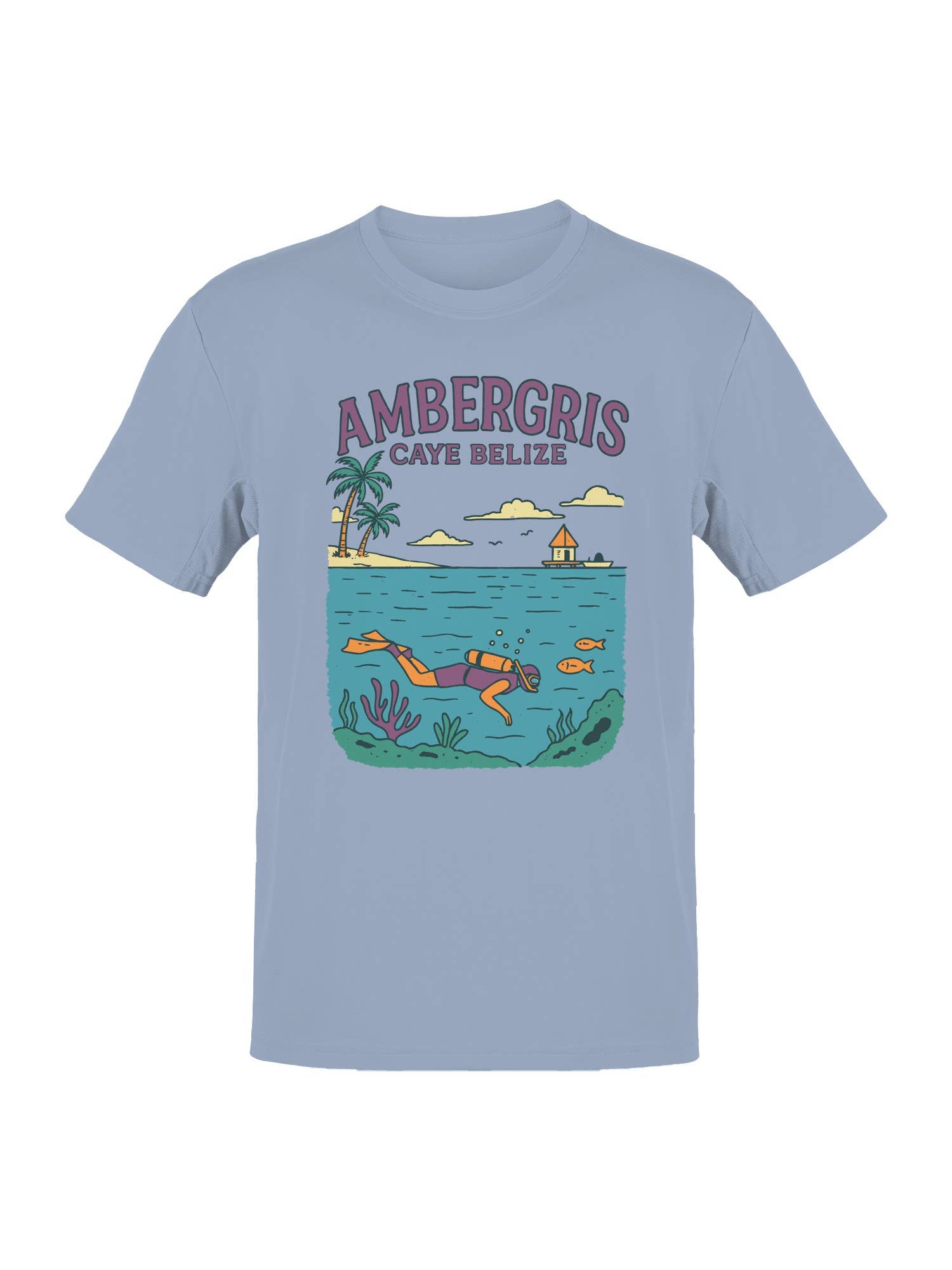 Ambergris Caye Belize Dive Adventure Men's T-Shirt