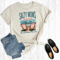 Retro Salty Moms Beach Club Graphic Tee