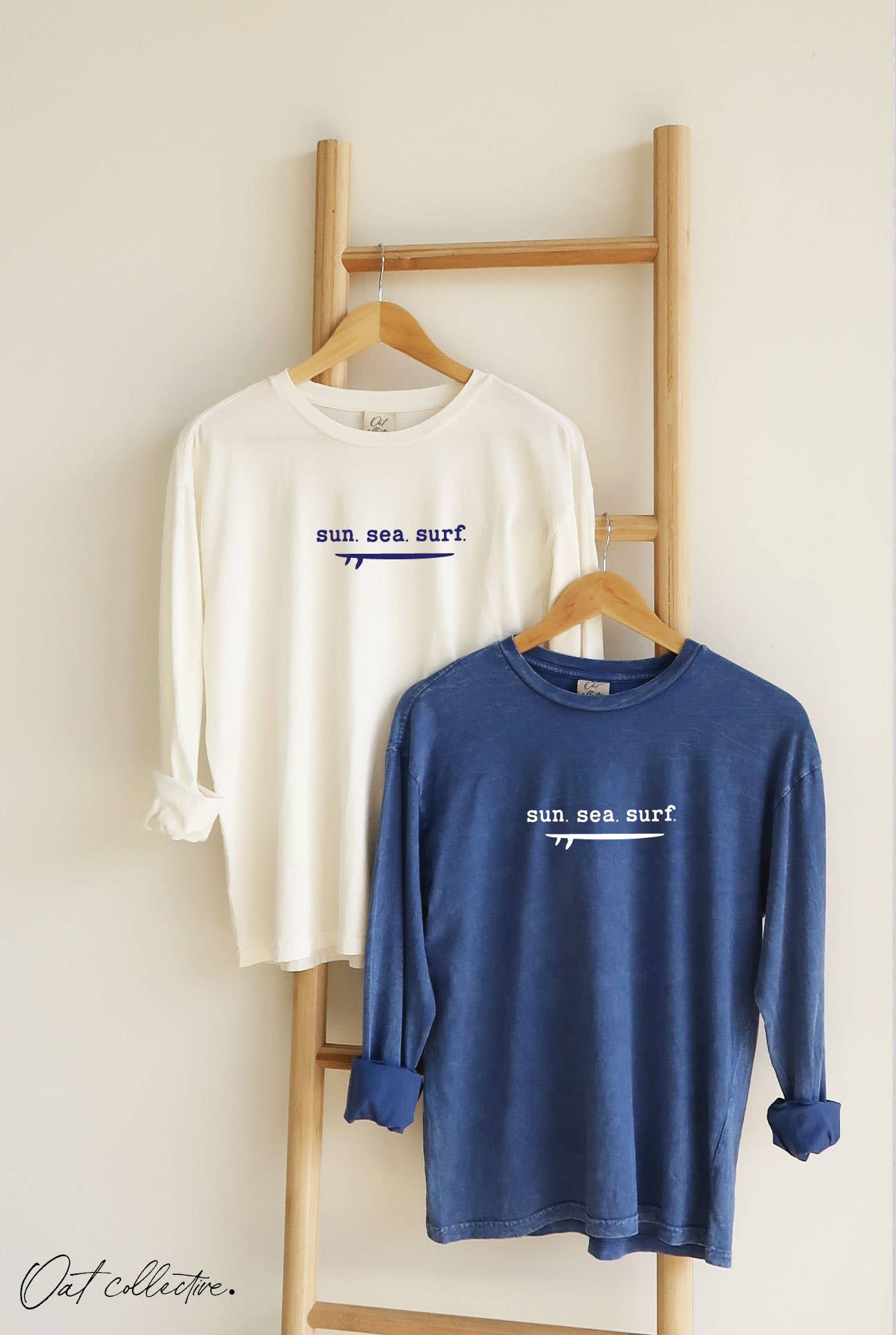 Sun Sea Surf Mineral Washed Long Sleeve Graphic