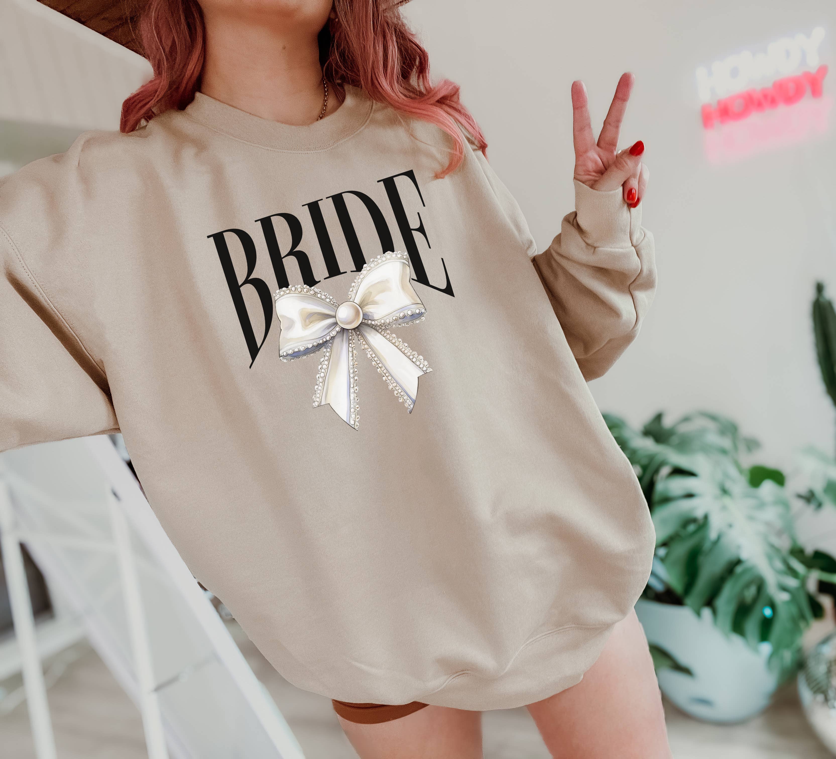 Bride Sweatshirt, Bridal Apparel, Bride Graphic Apparel