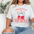 Land of the Free  | July 4th Graphic Tee | Gildan