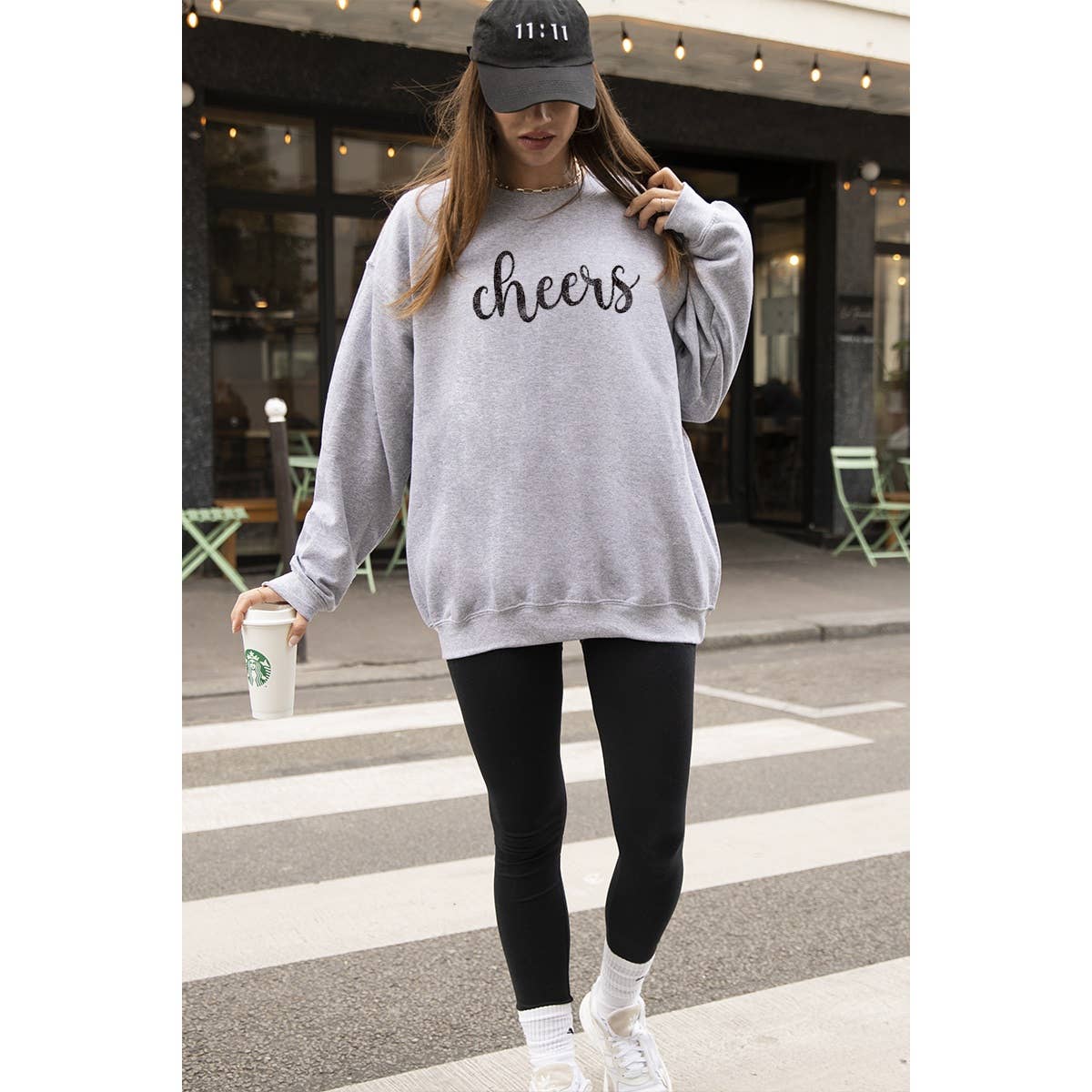 Cheers Vintage  Graphic  Sweatshirts