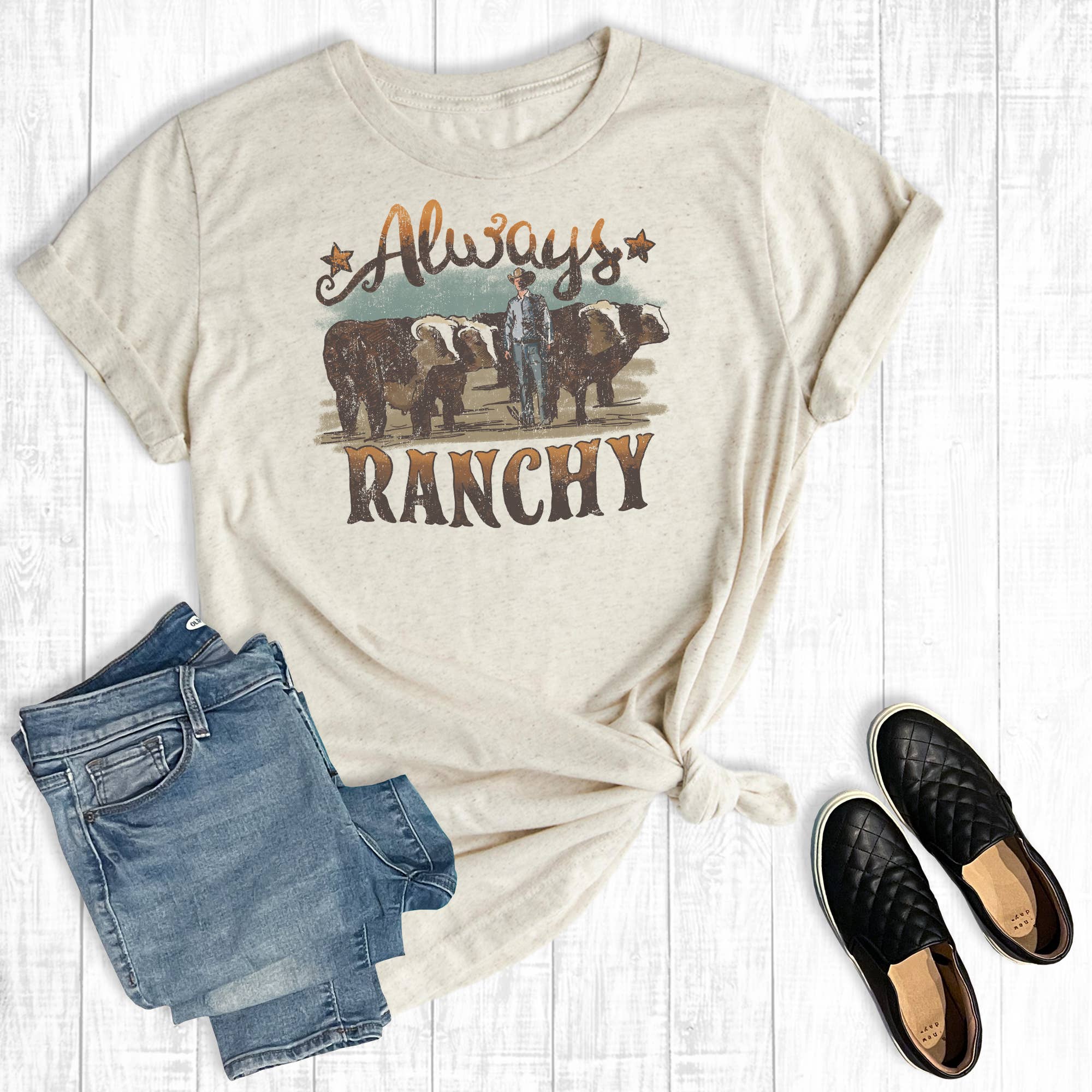 Western Always Ranchy Graphic Tee