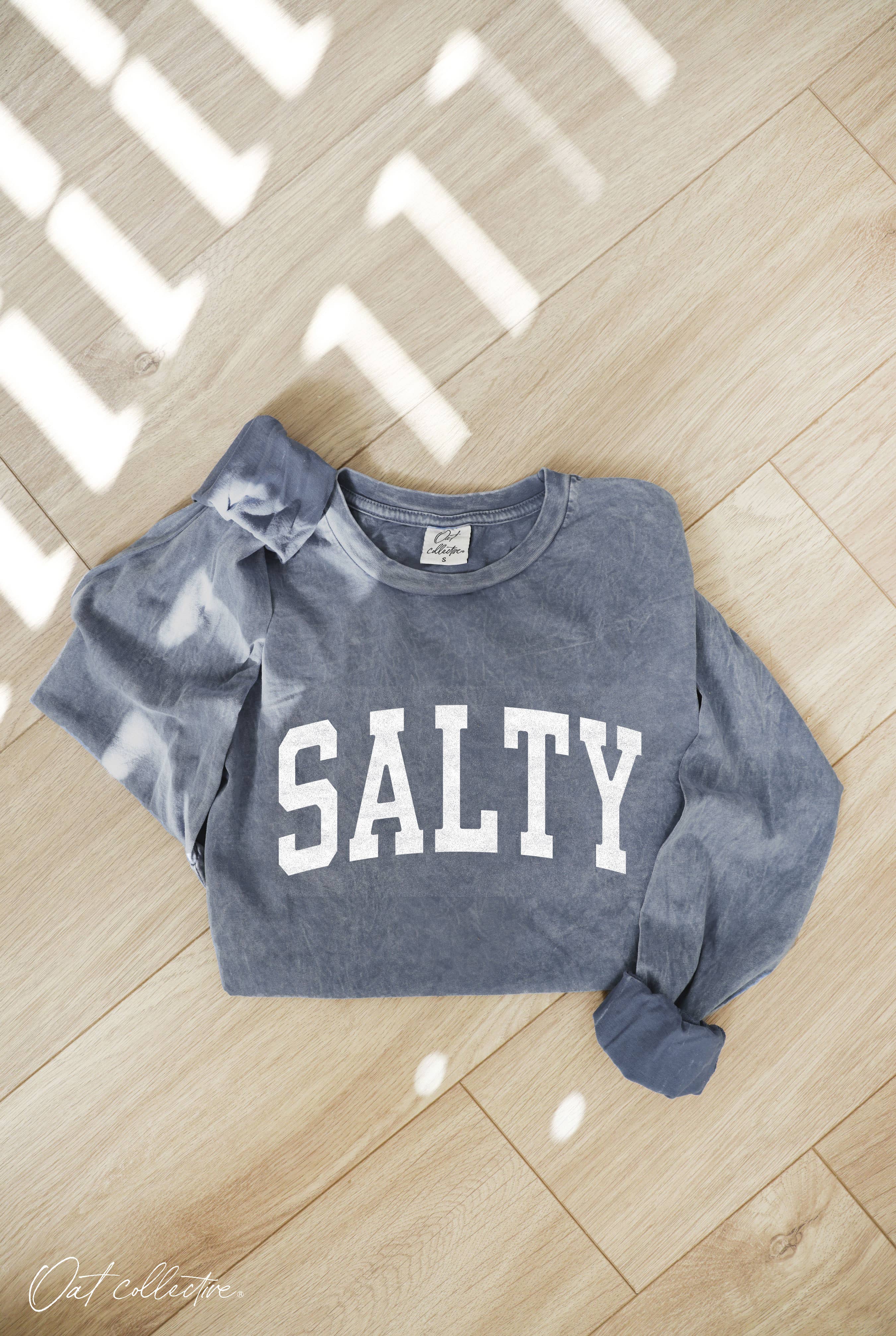 Salty Mineral Washed Long Sleeve Graphic