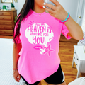 Heaven Is Rooting For You Christian Graphic Tee|Comfortcolor