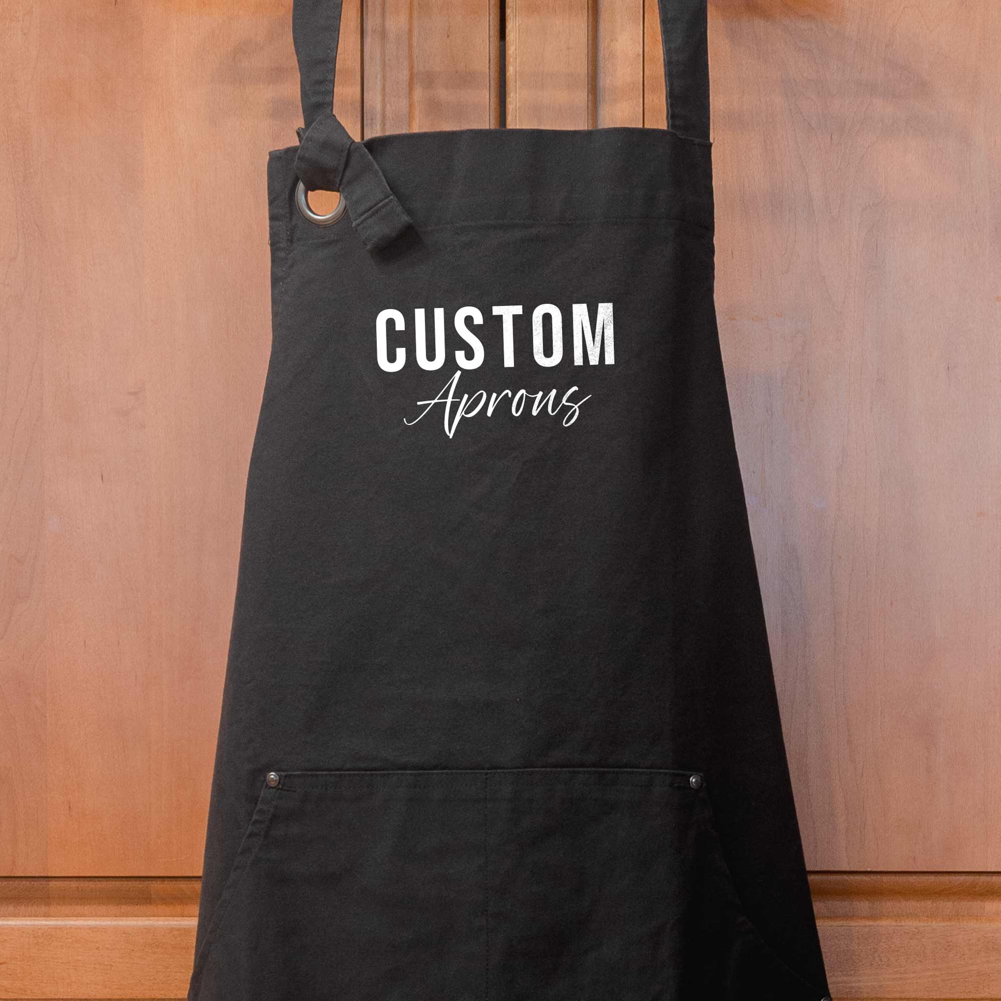 Custom Heavy Canvas Apron with Your Text, Location or Logo