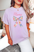 Mama Shirt, Floral, Bows, Coquette, Trendy, Gift For Mom