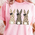 Easter Rabbit Trio  Easter Graphic T-Shirt | Gildan