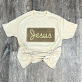 Western Jesus On Sand Tee