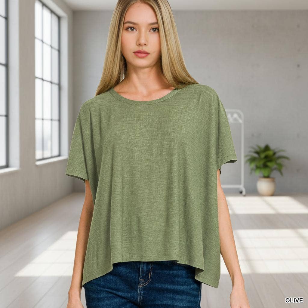 1223 Slub Box Tee SI-29255