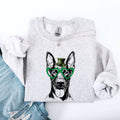 Doberman, Dog, St Patrick's Day, Lucky, Irish Sweatshirt