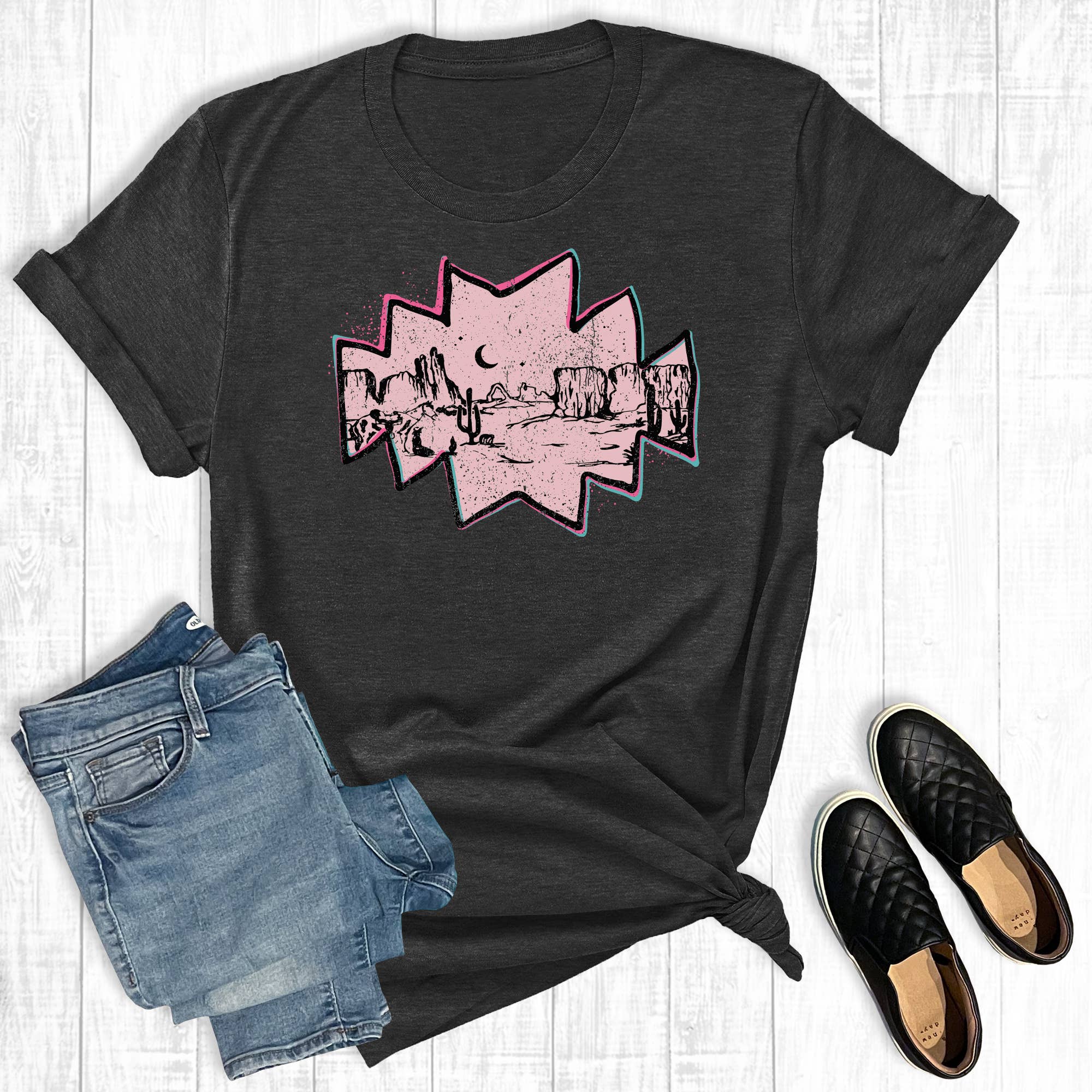 Western Aztec Desert Nights Graphic Tee