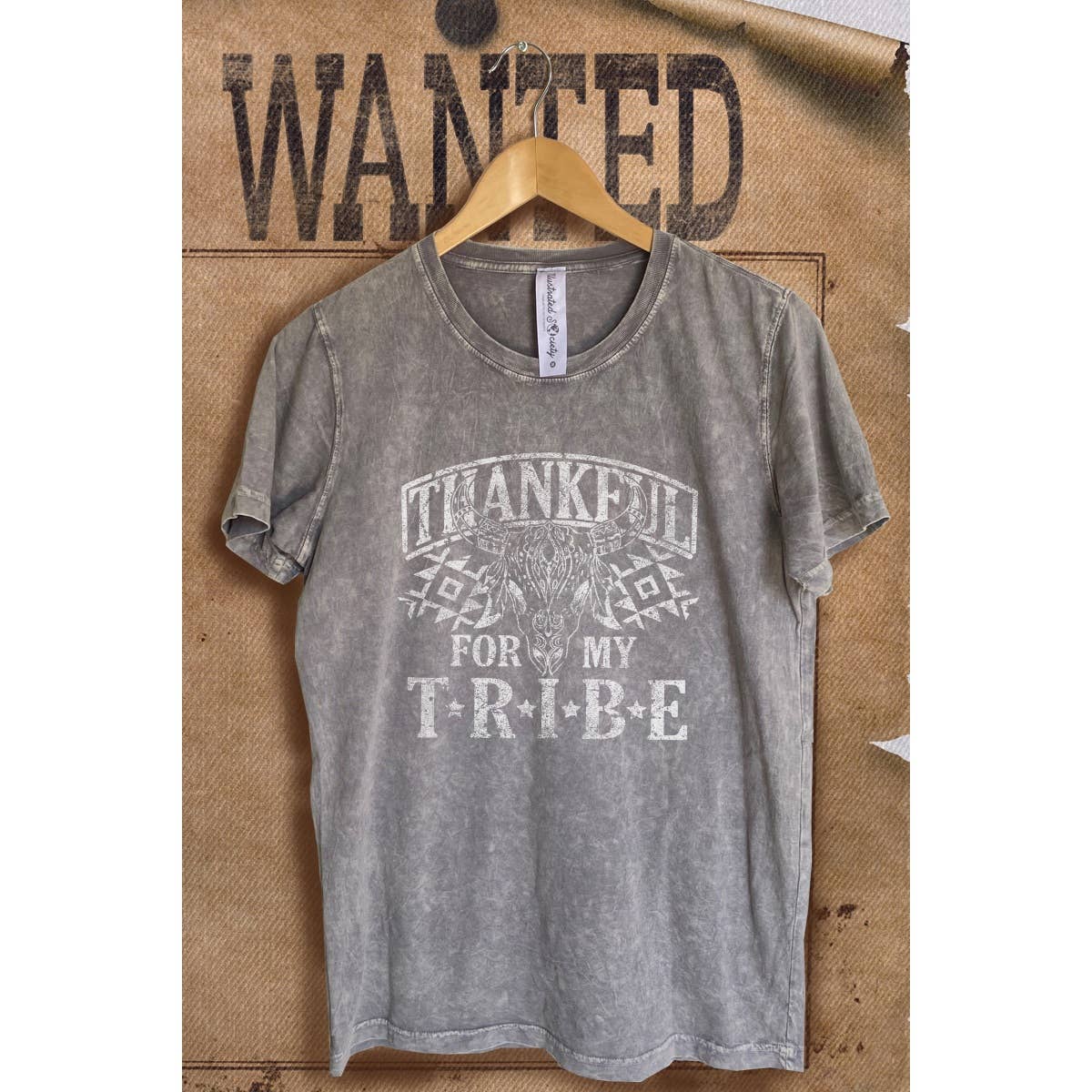 Fall Season Mineral Wash Vintage  Graphic  Tee