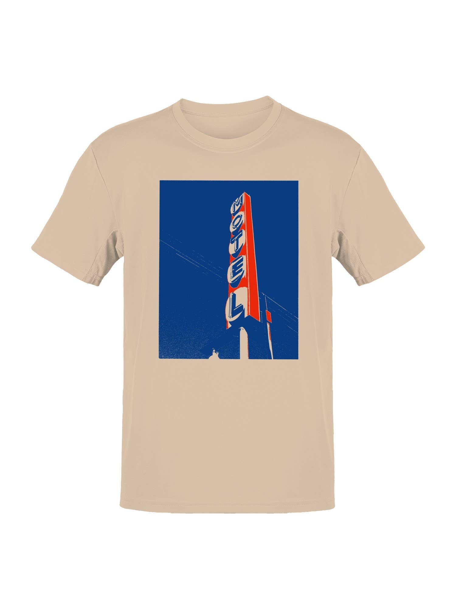 Vintage Motel Neon Sign Art Men's T-Shirt