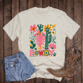 Western Boho Cactus Howdy Graphic Tee