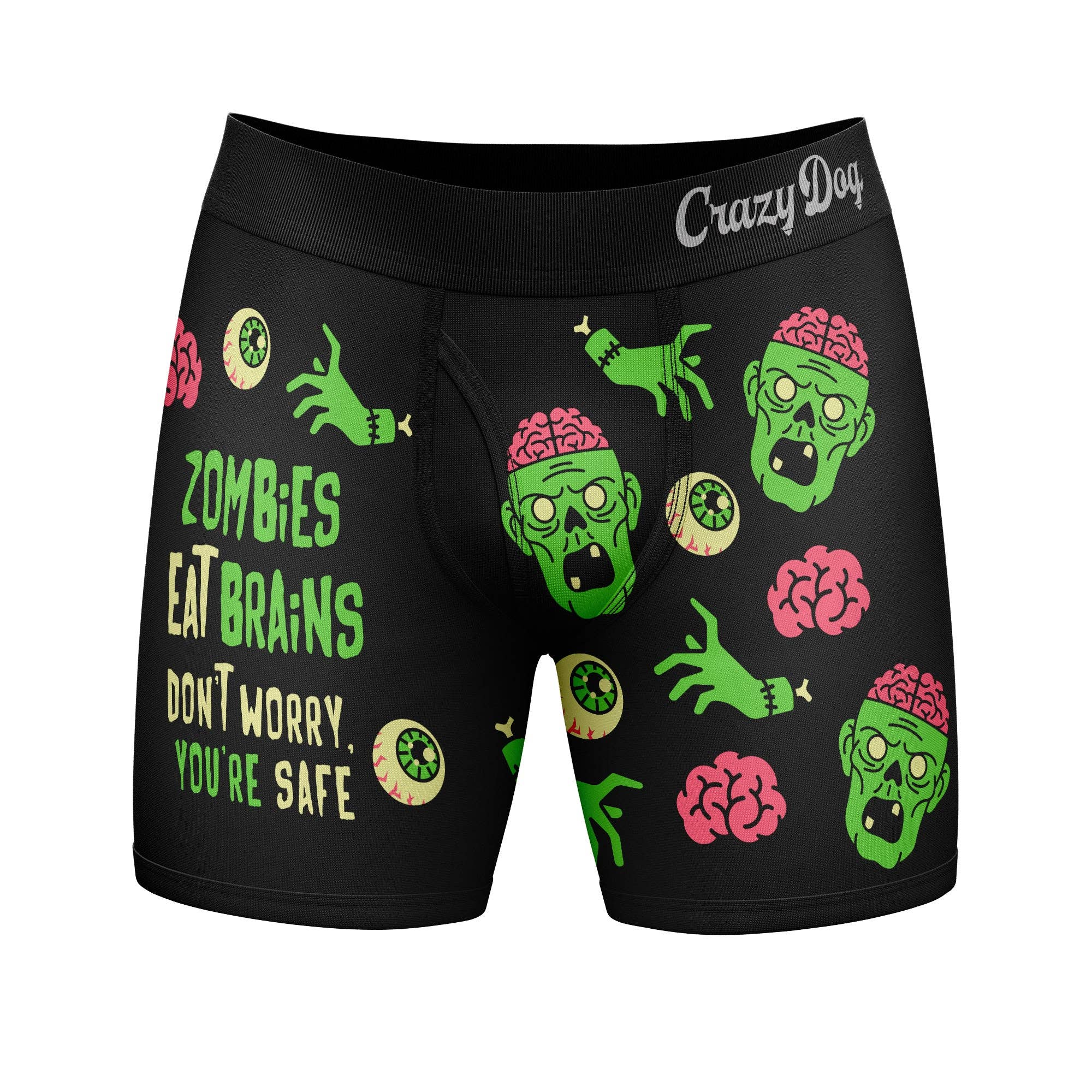 Zombies Eat Brains You're Safe Boxer Briefs