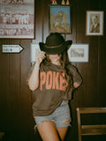 Osu Cowboys Mono Puff Ink Asphalt Heavyweight Tee