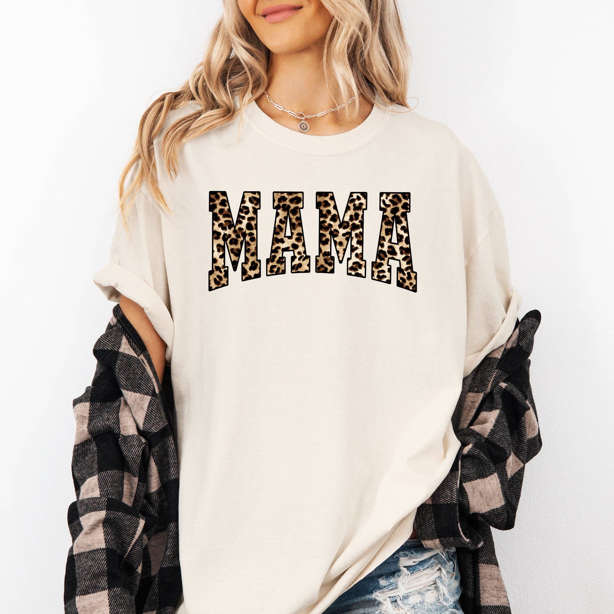 Mama, Leopard Print, Retro Animal Print, Mother's Day Tshirt