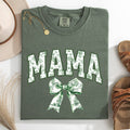 Mama, Chinoiserie, Coquette, Bow, St Patrick's Day Tshirt
