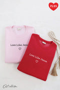 Love Like Jesus Plus Graphic Sweatshirt