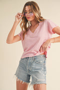 8281DK Til V-Neck Baby Top