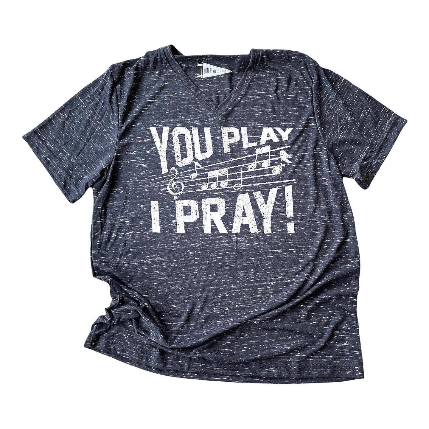 V-Neck Marbled Band Tee | Band Mom Shirt | Christian